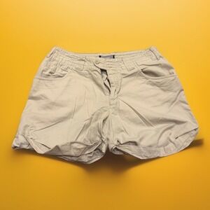 National Outfitters Shorts Ivory Women's Size 12 Womens 100% Cotton Solid Pocket